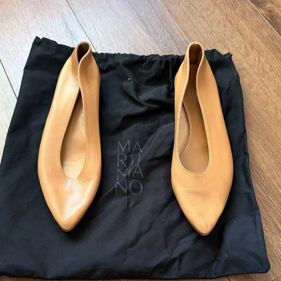 Martiniano party flats in tostado, 38 (US 7.5)